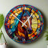Horse Suncatcher Effect Clock